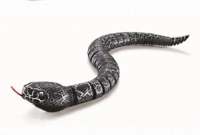 1Pcs Kitoz RC Snake Naja Cobra Viper Remote Control Toy Infrared Simulated Animal Novelty Trick Terrifying Mischief Joke Gift