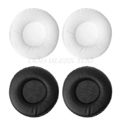 A Pair of Black Replacement Ear Pads Cushions for Sony MDR-V55 MDR V500 V500DJ V55 MDR-7502 Headphones 80mm Drop Shipping