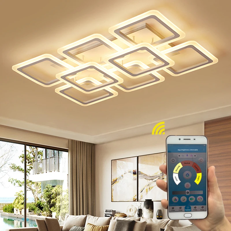 lustre moderno de teto led luminaria com controle remoto para iluminacao de teto para sala de estar quarto cozinha 01