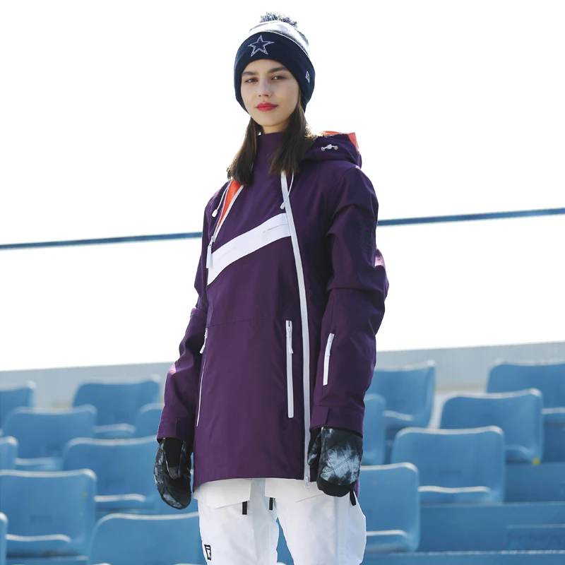 RUNNING RIVER Brand Women 2021Snowboard Jackets For Winter Warm Mid-thigh Outdoor Sports Clothing Quality Sport Jacket N0452