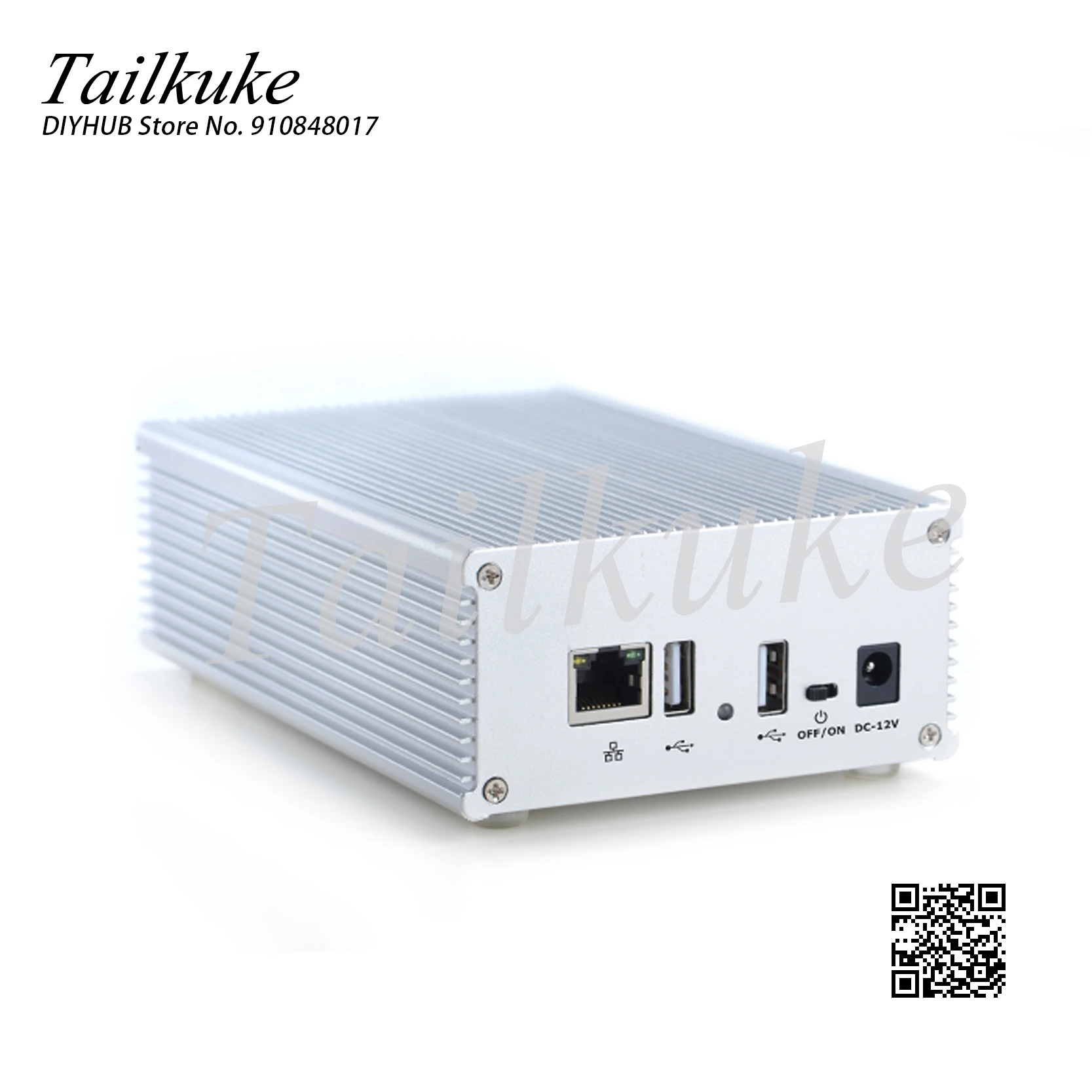 Single Disk 2.5 Network Storage Server NAS DIY Artifact, Gigabit Network BT/PT Download All Aluminum Metal