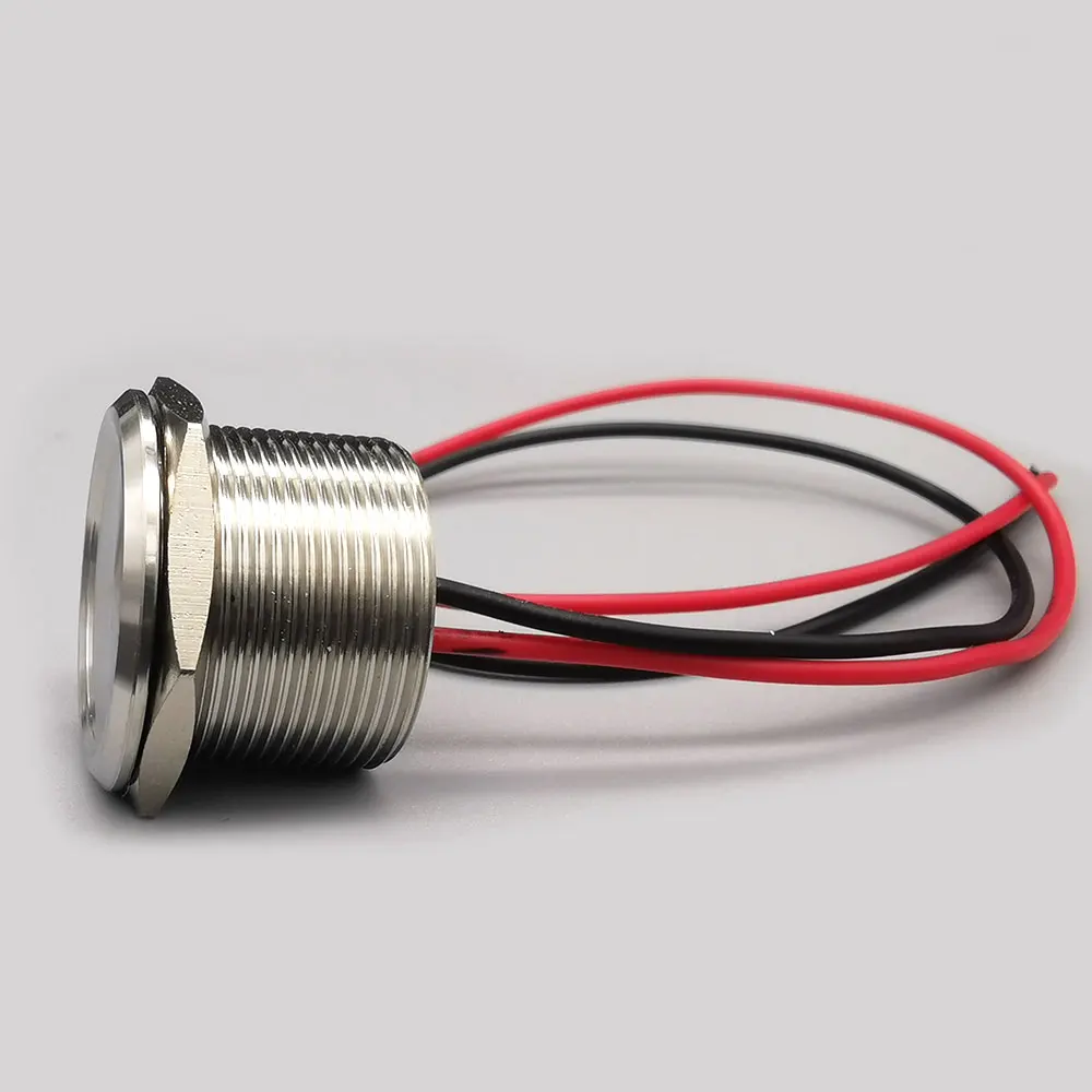 Stainless Steel Waterproof  Piezo Touch Switches 16mm 19mm 22mm 25mm Normal open Capacitive Momentary Push Button