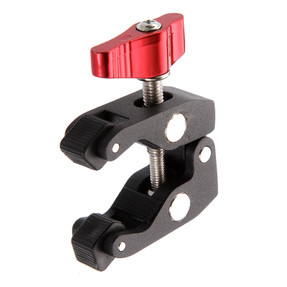 Articulated Arm Crab Claw Super Clamp Clip Holder for Studio Flash Light Camera Tripod Monopod