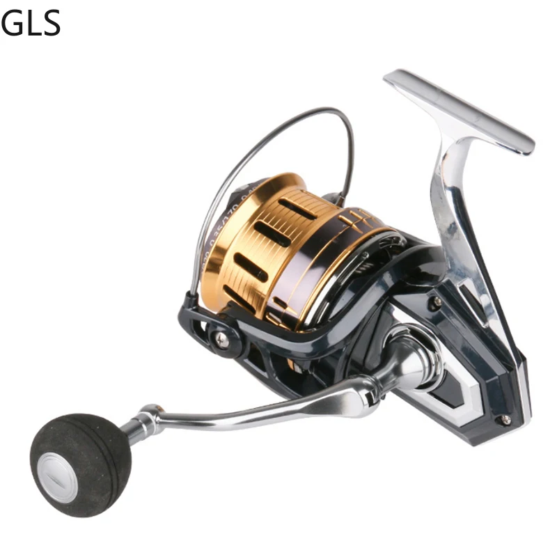 2023 NEW No Gaps Fishing Reel 4.1:1 Gear Ratio Metal Spool Metal rocker 5+1Ball Bearings Spinning Fishing Reel