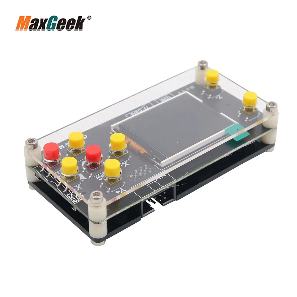 Maxgeek 3-осевой GRBL Автономный контроллер CNC 1,8-дюймовый ЖК-экран для 3-осевого ЧПУ гравера 3018PRO 1610/2418/3018