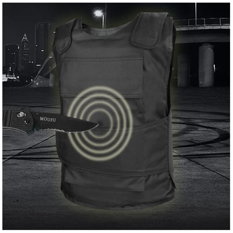 High-Strength Steel Stab-Resistant Clothing Tactical Vest Security Guards Self-Defense And Knife-Cut Safety Clothing