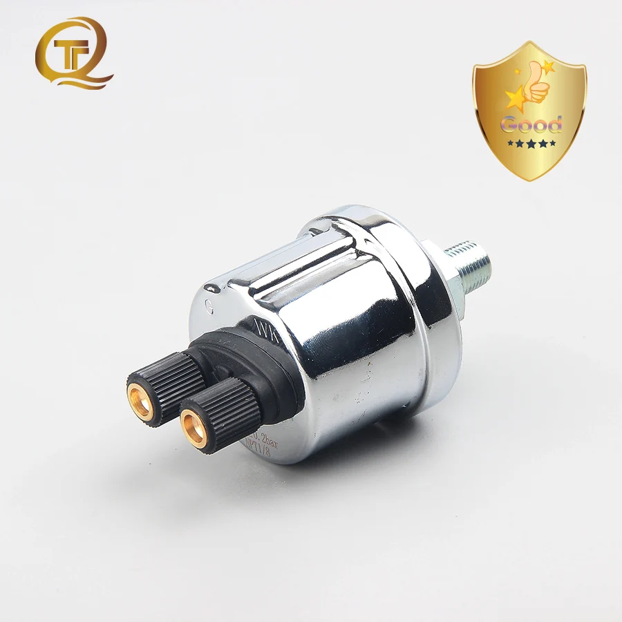 For  High-quality VDO Oil Pressure Sensor 0-10 Bar 1/8NPT Thread 10MM Universal Diesel Generator Oil Pressure Switch for Truck