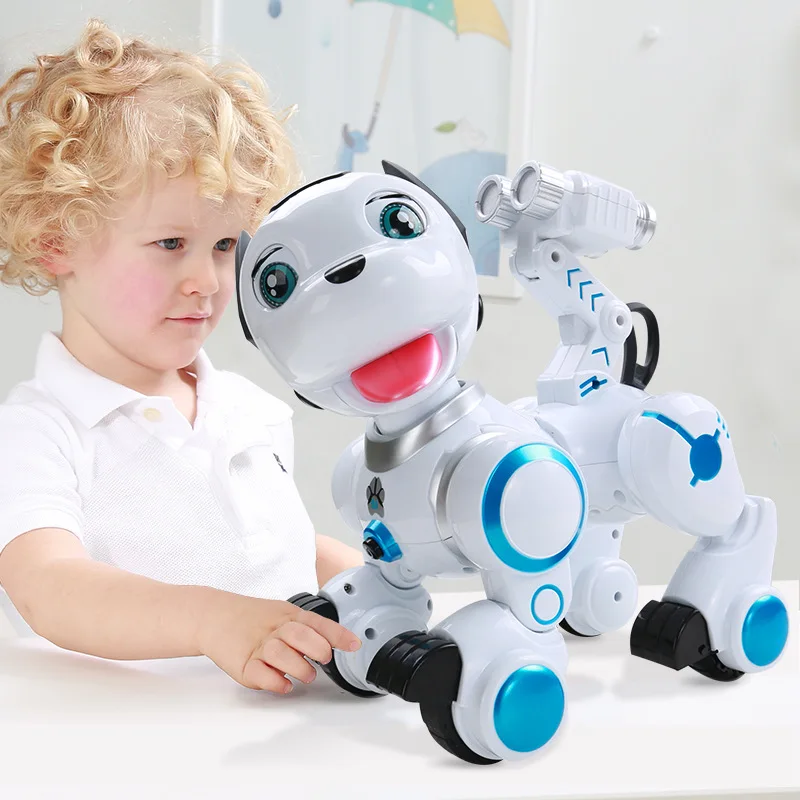 kids toys Smart Robot Dog Popular Science knowledge bilingual learning Touch interactive Rc Robot Dog Children's Educational Toy