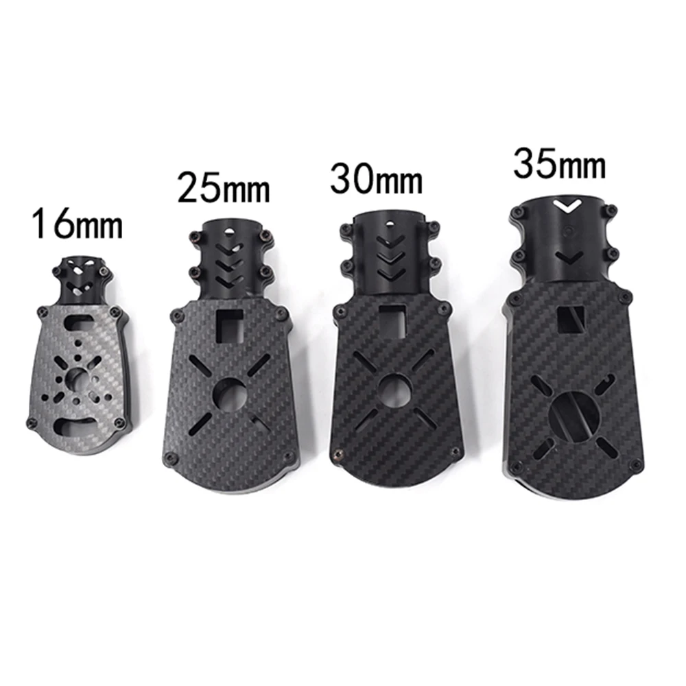 Aluminum alloy d16/25/30/35mm motor base carbon tube fixed motor base connector bracket base for RC factoryuav