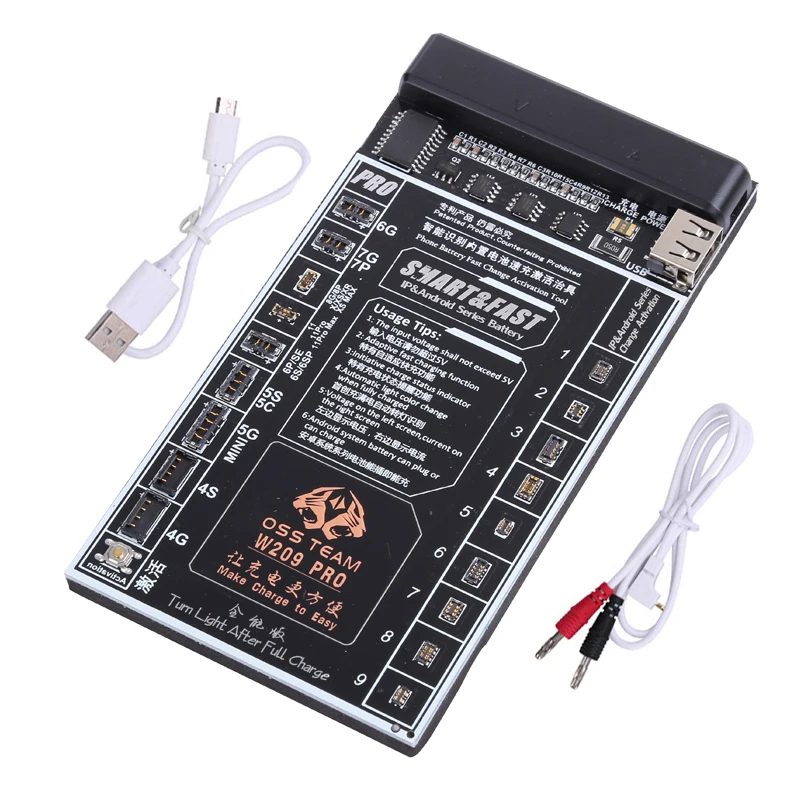 

Battery Quick Charging Activation Test Board for iPhone 11 Pro Max XS Max XR X 8 7 6 5 4 for Samsung Xiaomi Huawei Android Phone