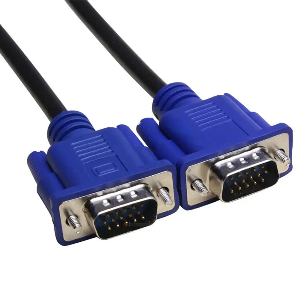 30cm Male to Male VGA Extension Cable Cord for PC Computer Monitor Projector Computer Cables & Connectors видеокарта