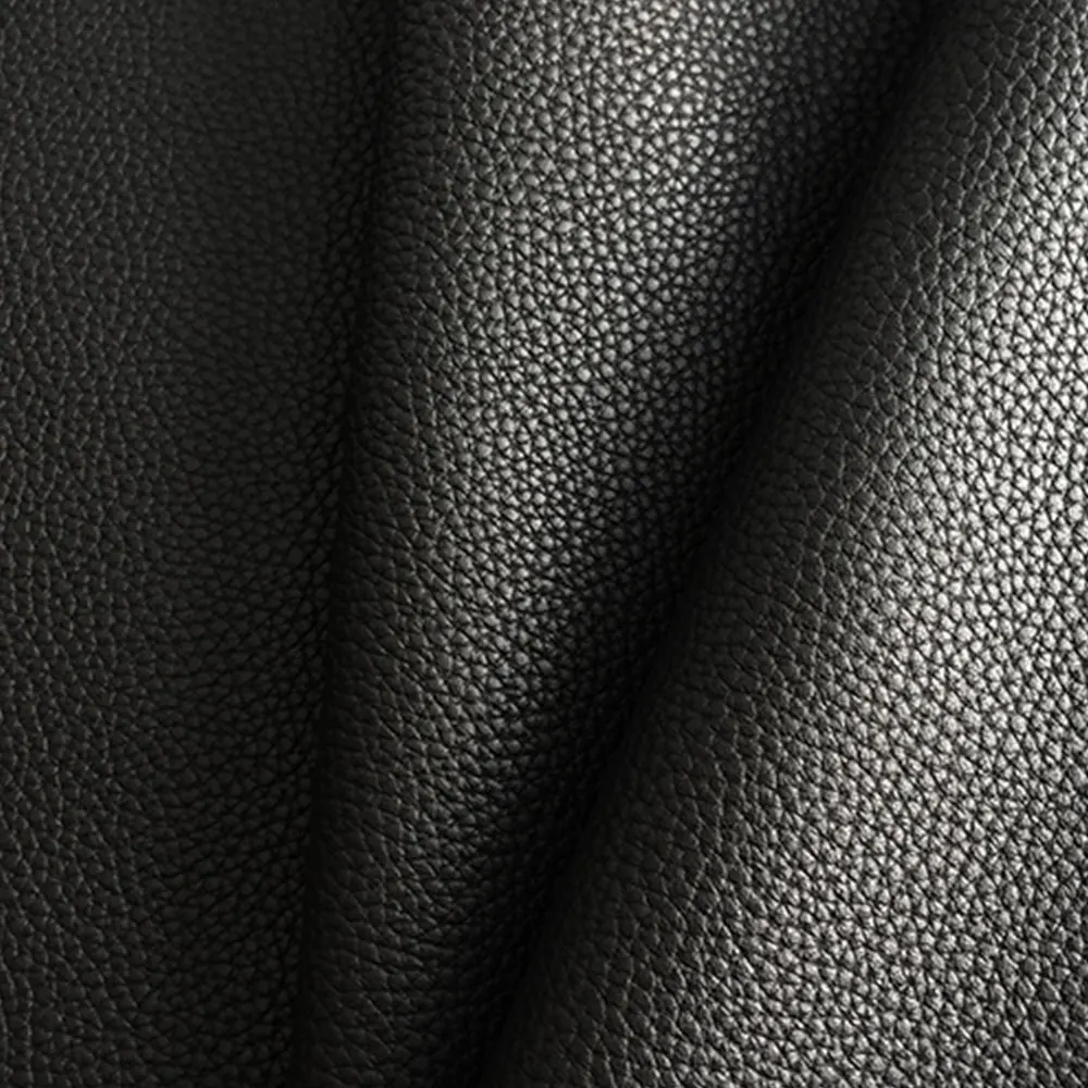 black soft Cow Skin  emboss tanned cowhide  Full Grain genuine leather piece thick cow hide  First Layer 1.8 to 2 mm