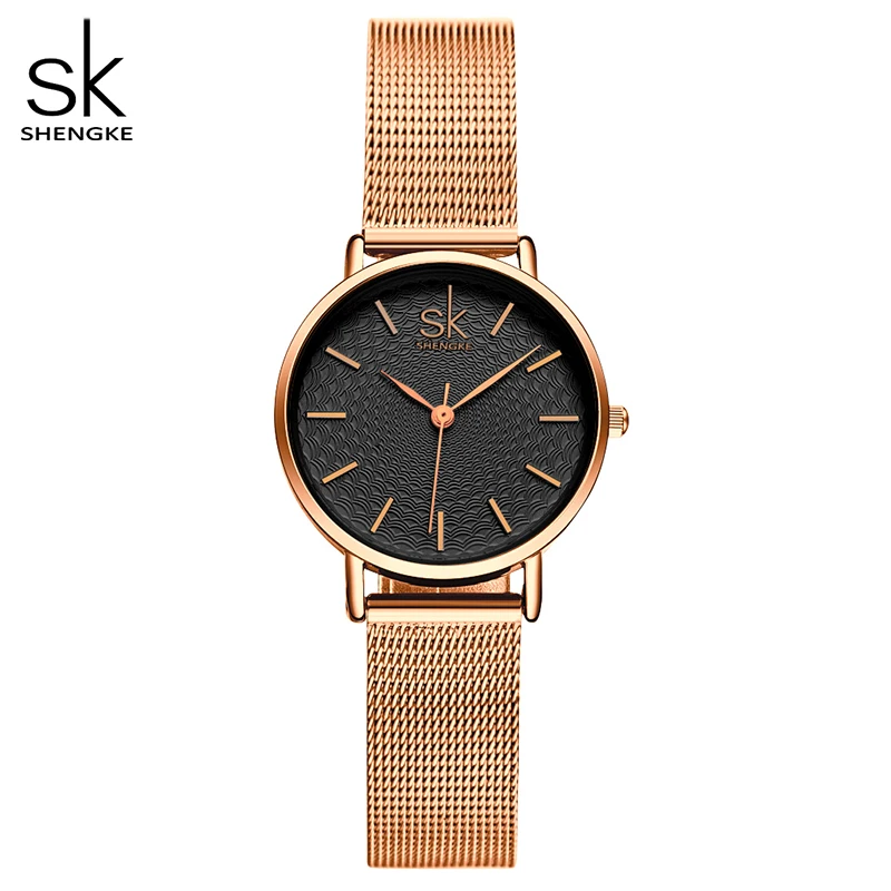 

Shengke Brand Luxury Women Watches High Quality Gold Mesh Belt Dress Women Watch Wristwatch Female Clocks Reloj Mujer 2022SK