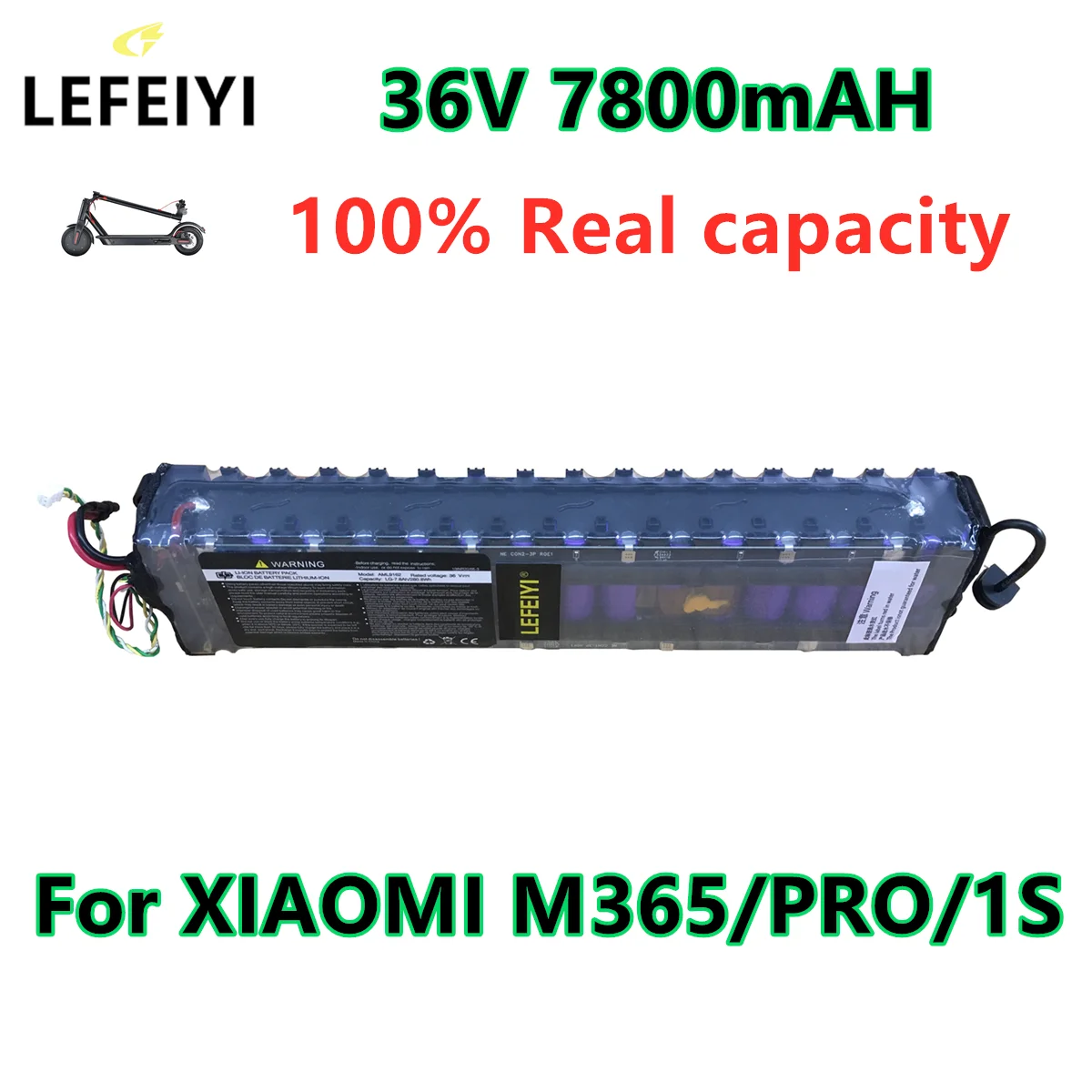 

100% New Original 36V 7800mAH 10S3P 18650 Lithium ion Battery Pack For Special Battery Pack of Xiaomi M365/Pro/1S Scooter