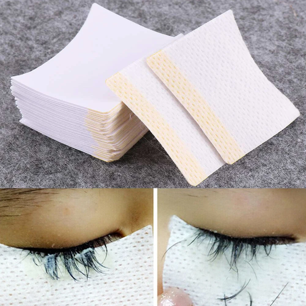 

40Pcs Foam Sponge lash Patch Medical Tape Eyelash Extension Lint Free Eye Pads Under Patches For False Lashes Tape Tool Supply