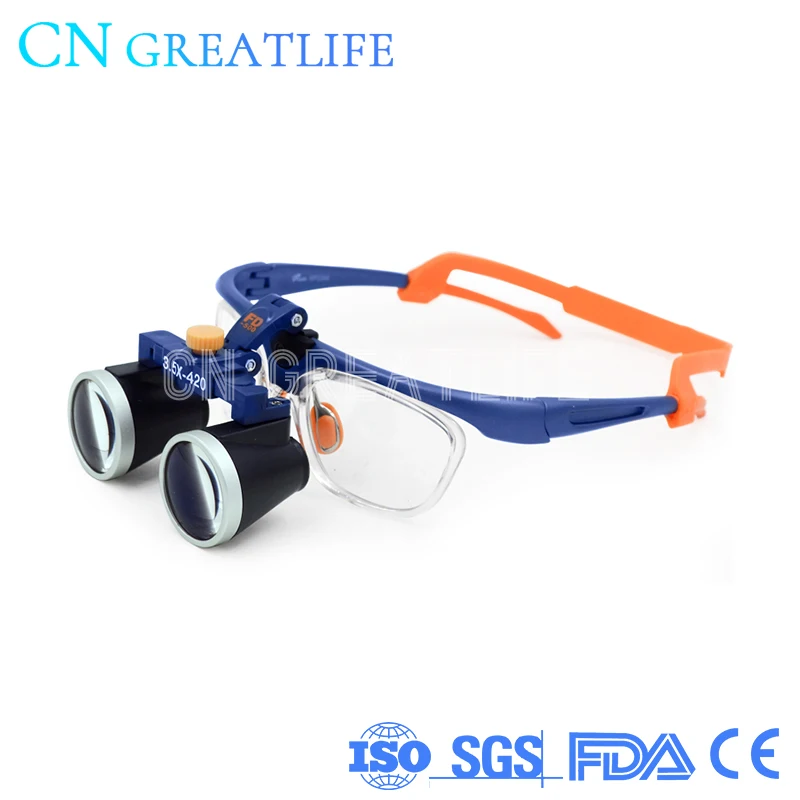 

GreatLife Dent 3.5x Magnifier Dental Magnifying Glasses Loupe Surgical Loupes 3.5x Dental Loupes