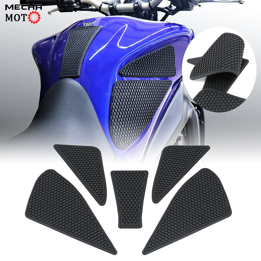 

For yamaha mt 09 2021 mt09 mt-09 Side Protector Anti slip Tank Pad Grips Sticker Gas Knee Grip Traction Side Pad Rubber Decal