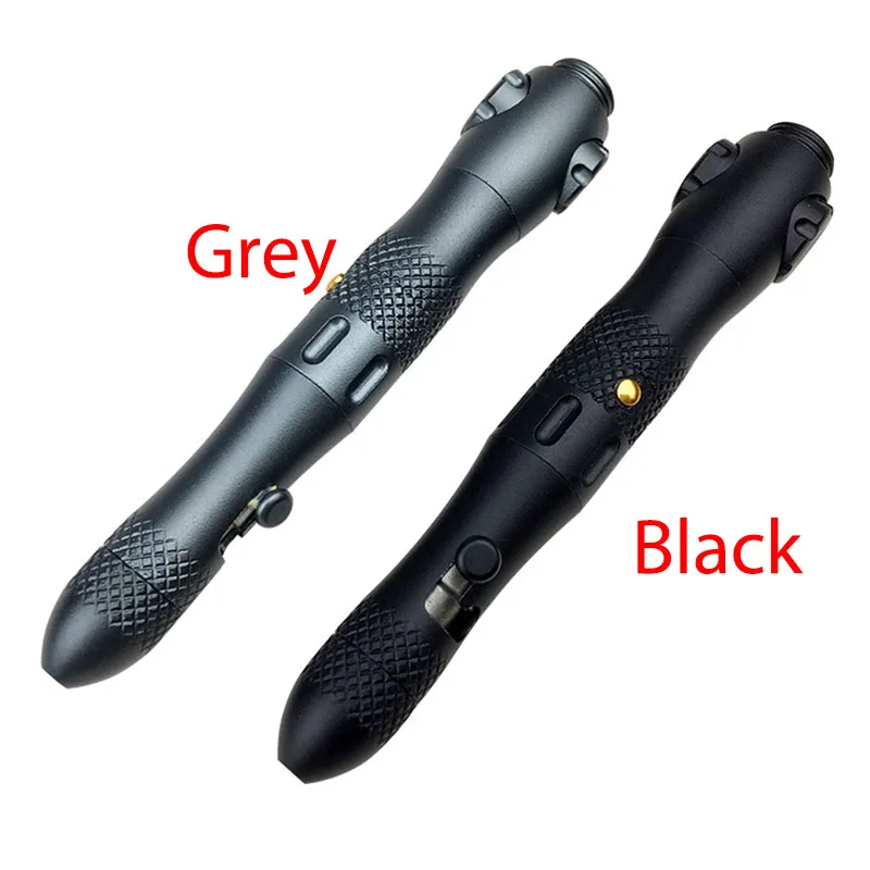 Multi-function Self Defense Tactical Pen Fidget Spinner Flashlight Emergency Glass Breaker Outdoor Survival EDC Tools Drop Ship