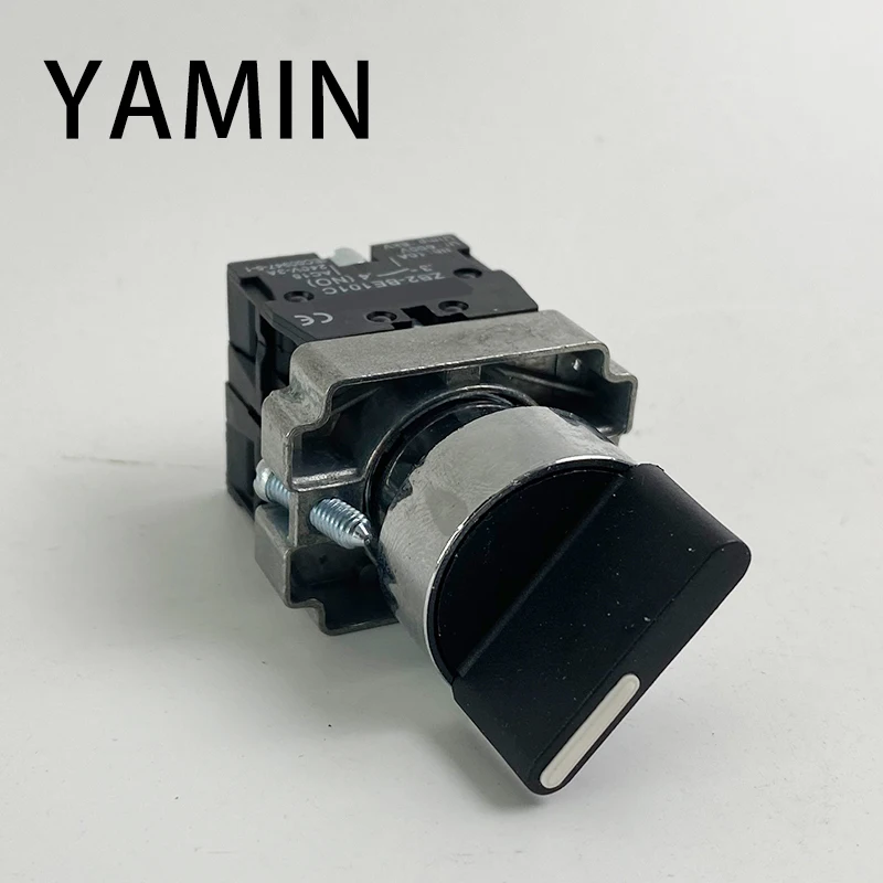 5pcs 22mm 2/3 Position Self Locking Latching Reset Selector XB2-BD21 BD23 BD25 BD33 BD45 BD53 1NO/2NO/1NO1NC Knob Rotary Switch