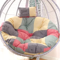 Outdoor Single Swing Chair Cushion Multicolor Removable And Washable Garden Hammock Thickened Cradle Chair Back Cushion