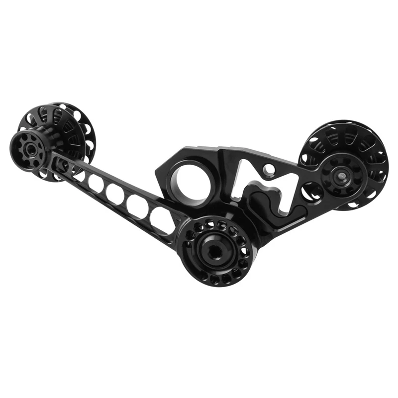 AL 7075 Bicycle Chain Guide Wheel 2/3/6 Speed Folding Bike Rear Derailleur Chain Tensioner Guide For Brompton Fold Bikes