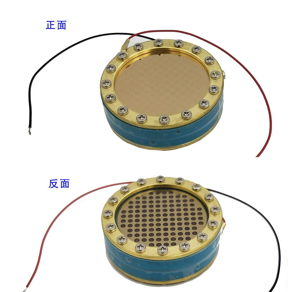 34ミリメートル24 18kゴールド2線式大型ダイアフラムマイクカートリッジコア録音コンデンサーマイクカプセル