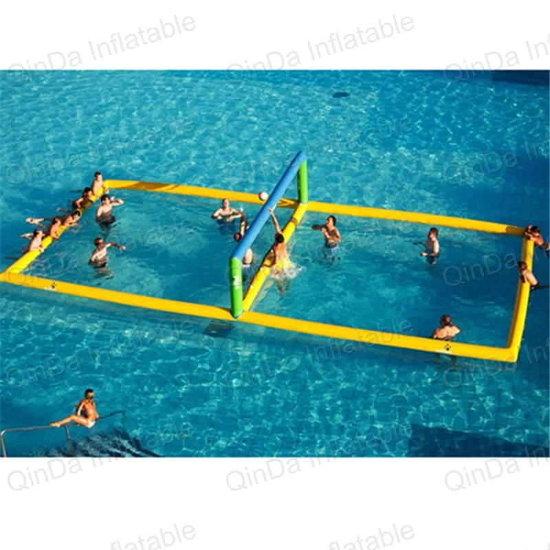 Water Floating Park Equipment Inflatable Beach Volleyball Court Funny Water Sport Inflatable Volleyball Beach Game