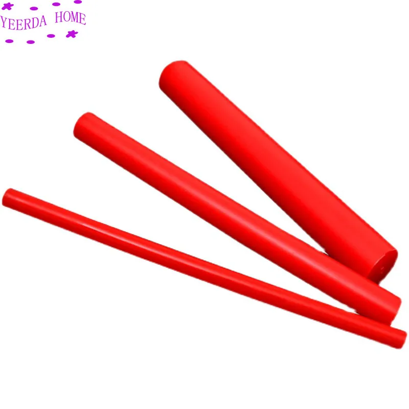 الأحمر البولي يوريثين جوفاء قضيب آلات البناء بولي plastic البلاستيك بار قوة عصيان غراء بولي Rods قضبان الدفاع عن النفس