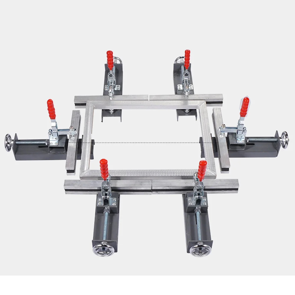 Imagem -02 - Comprimento Manual Tela Impressão Maca Novo Design Rápido e Conveniente Aplicação de Emenda Combinar para Malha Peças 30cmx30cm