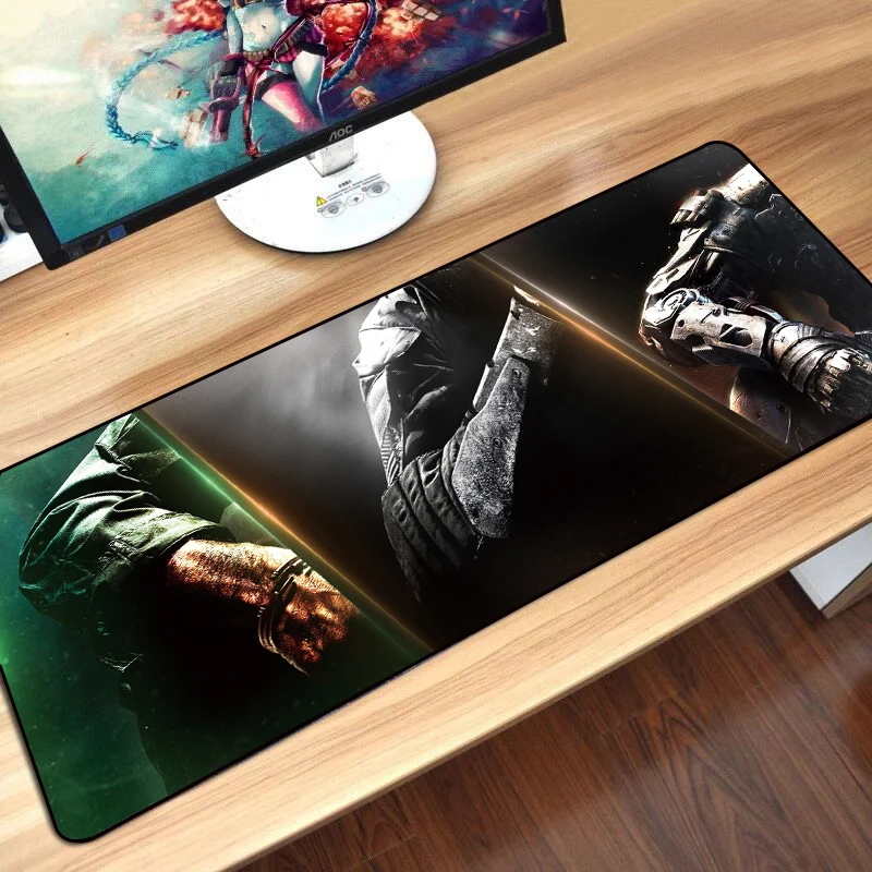 For Call of Duty Mobile Gaming Mouse Pad 900x400mm XXL Large Locking Edge Computer Gamer Mat Anti-slip Keyboard PC 80x30cm Pad