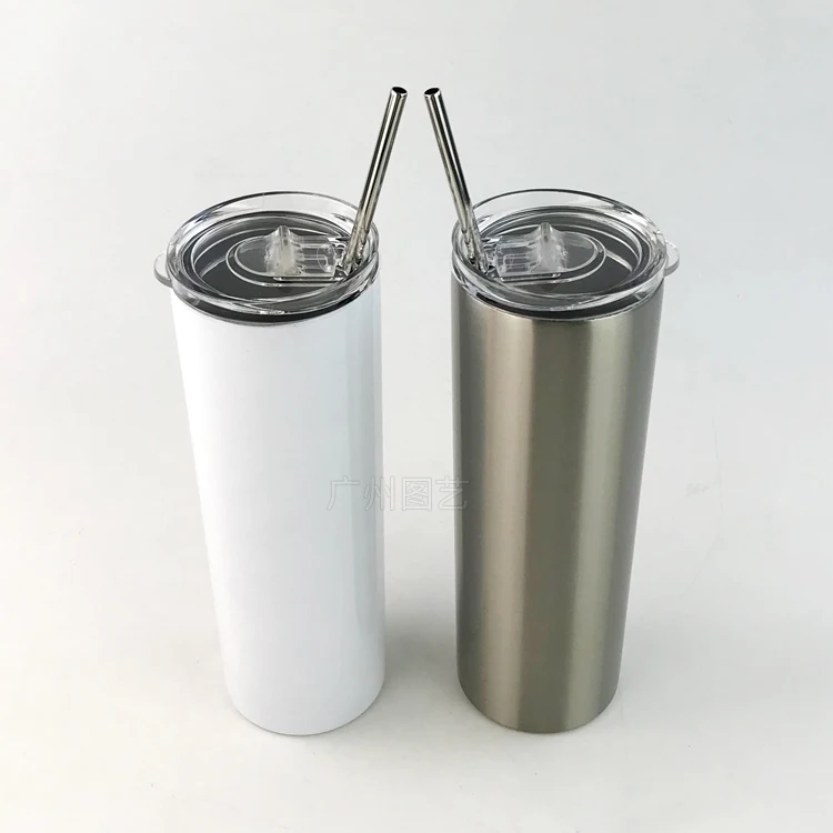 

2pcs/lot Blank Sublimation 20OZ Steel Bottle Mugs Transfer Prtinting by Sublimation INK DIY Transfer Heat Press Printing