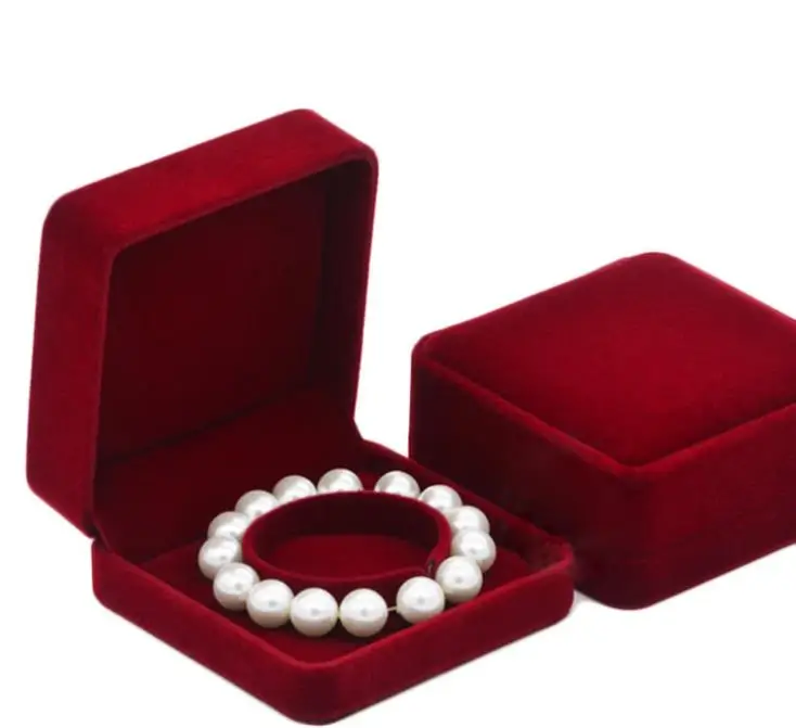 

Velvet Bangle Bracelet Box Anklet Holder Jewelry Display Boxes Jewellery Packaging Gift Storage Wholesale 100pcs SN3751