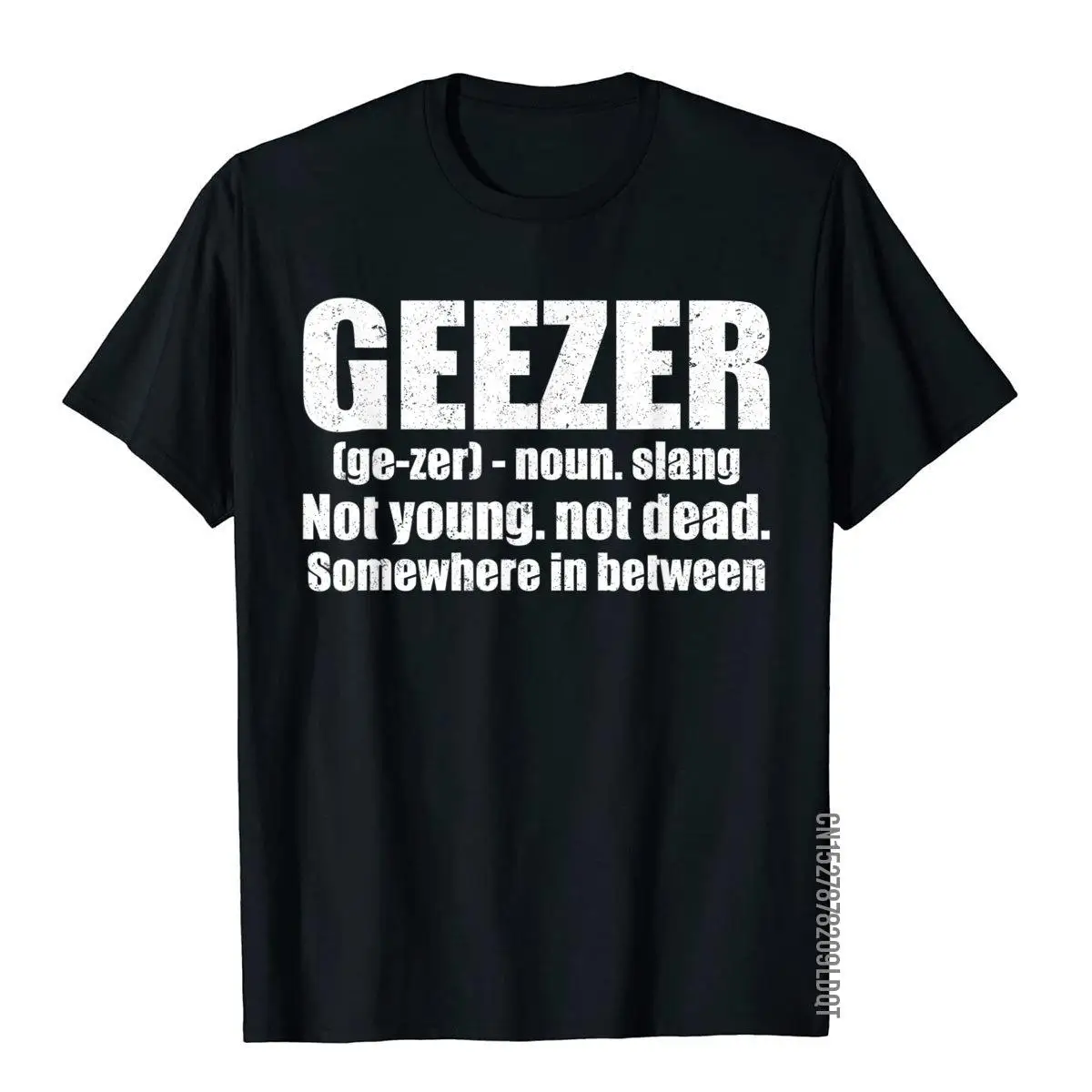 Geezer Definition Gag Gift T-Shirt Humorous Old Man Tee Simple Style Printed Tops & Tees Coupons Cotton Mens T Shirts