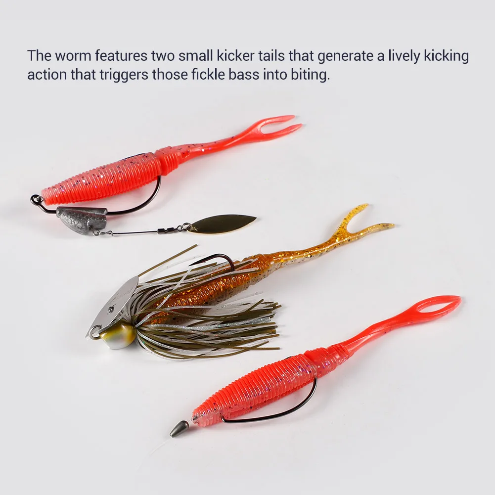 NOEBY Chunk Jig Trailer Swimbait lubina blando - imagen 5
