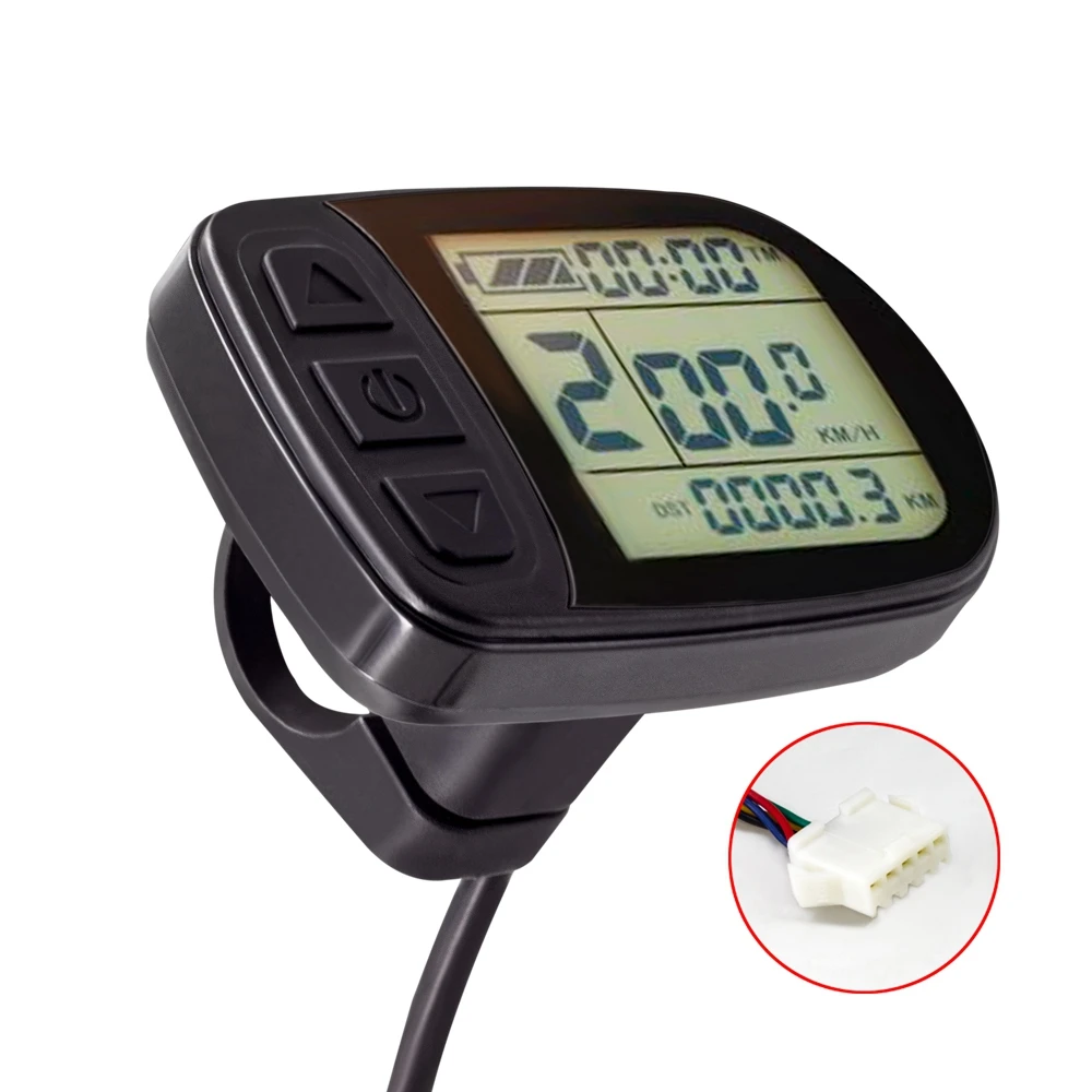 Electric bike display KT LCD5 with SM connector Kuteng display 36V 48V for Ebike controller 500W 1000W 1500W