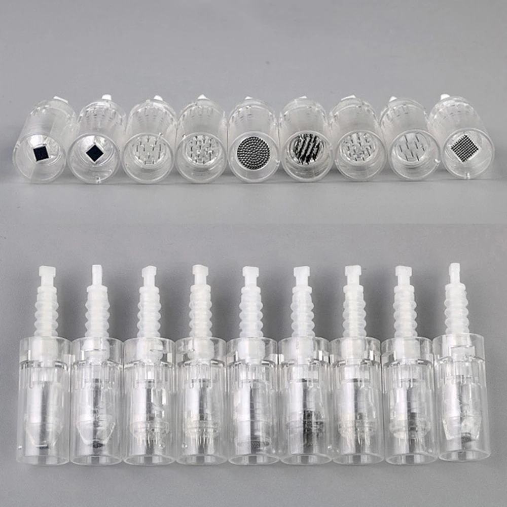 Dermapen N2 M5 M7 E30 F7 Needles Cartridge Derma Bayonet Slot Cartridges Ultima Drpen Microneedles 1/3/5/7/9/12/36/42 Pins Nano