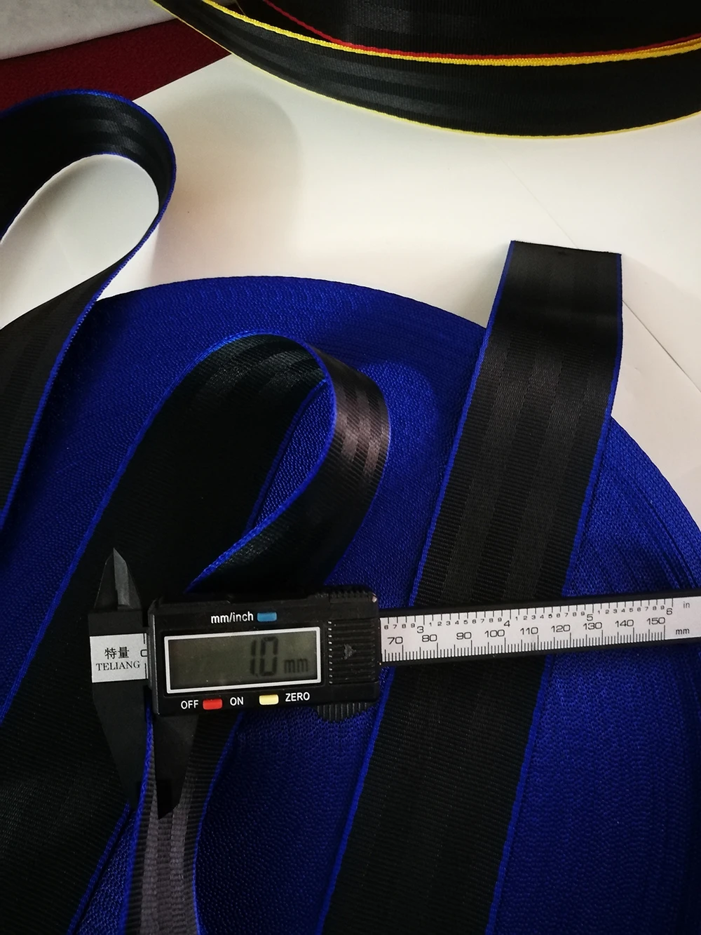 XIMOOR 4M-36M Black-Blue Car Seat Belt Webbing Universal Car Personalized Modification Seat Belt Webbing Car Accessories