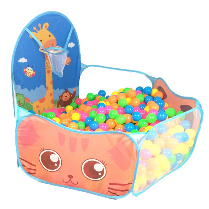 1.2M Ball Pool with Basket Children Toy Indoor Ocean Ball Pit Playpen Tent Outdoor Toys for Children Ballenbak Dropshipping