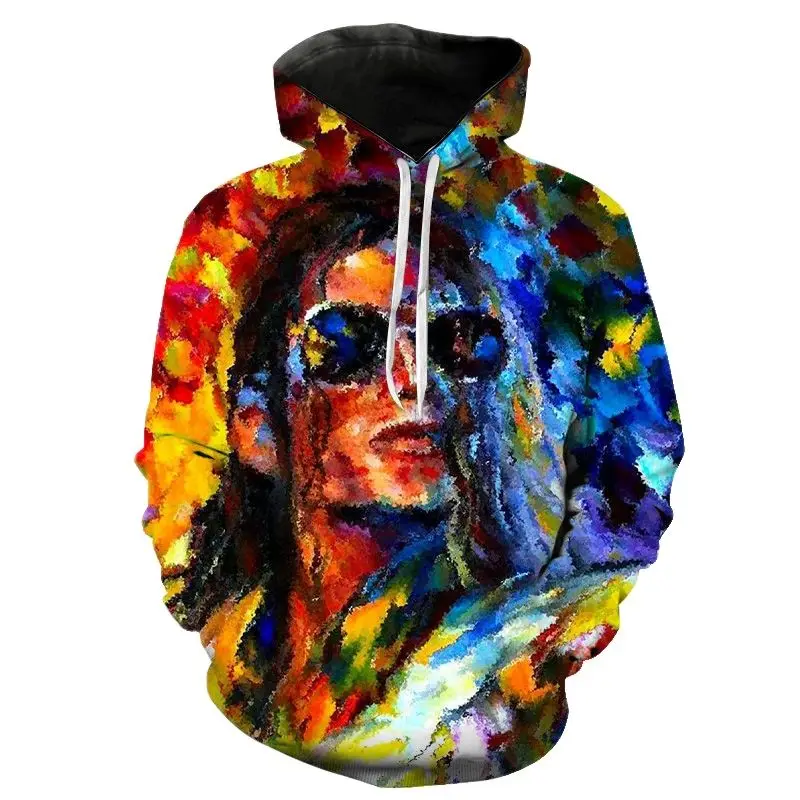 Children Hoodies New Fashion Casual Michael Jackson Men Women 3D Printed Streetwear Hooded Boy Girl Sweatshirts Hop-Hip Jacket