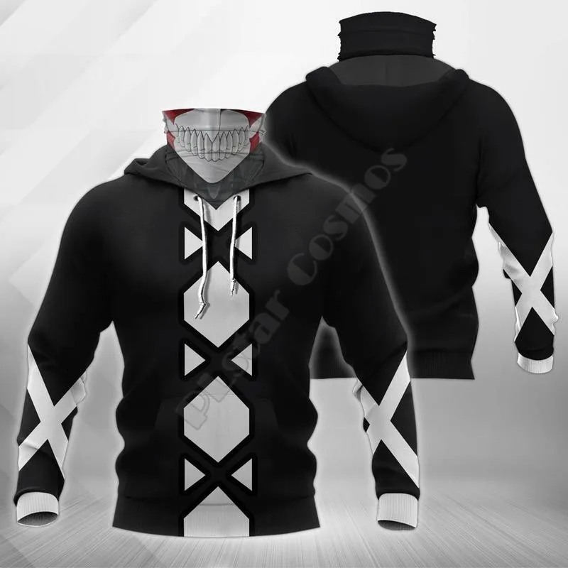 Politie Schedel 3D Gedrukt Hoodies Harajuku Mode Sweatshirt Vrouwen Mannen Casual Trui Hoodie Masker Warm Drop Shipping