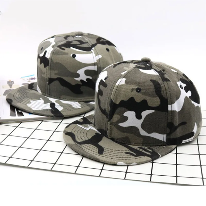 Camouflage Child Baseball Cap Casual Hat Boy Summer Caps New Fashion Child Adjustable Hats Grid Snapback New Parent-child Hat