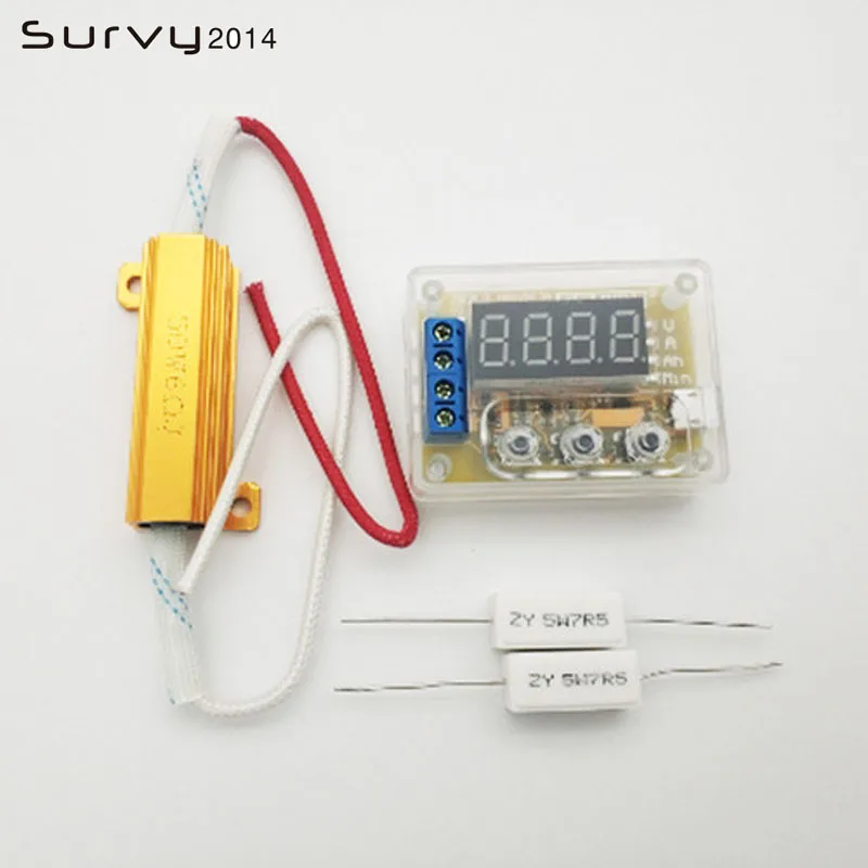 ZB2L3 V3 Battery Capacity Tester 18650 1.2-12V External Load Battery Discharge Testing Micro USB 3A finished product with shell