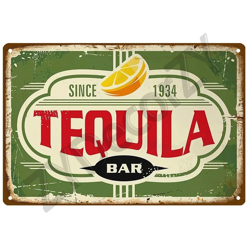 دونت ريترو تين تسجيل ملصق خمر ملصقات الحائط علامة معدنية لوحة الحائط الزخرفية المطبخ اللوحة المعدنية خمر اكسسوارات الديكور