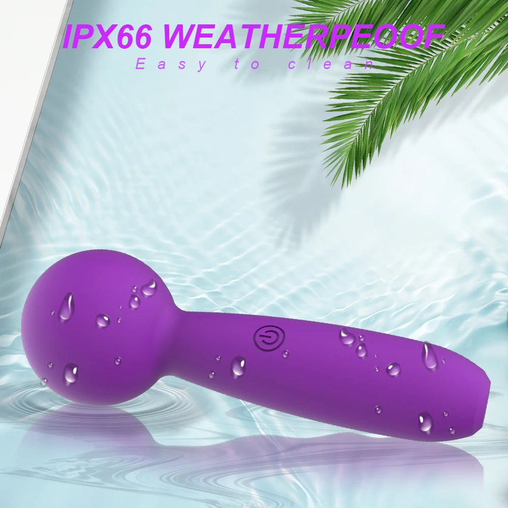 Mini Electric Massage Stick Multi Speed Vibration AV Magic Wand Vibrator G Spot Orgasm Dildo Clit Stimulation Sex Toys for Women - view 5