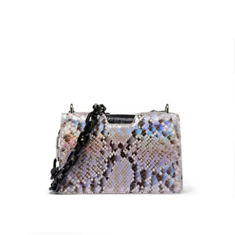 Ouluoer indonezja import Python skóra torba kobieta torba dopasowane jedna torba na ramię crossbody kobiety falp kobiety wąż torba