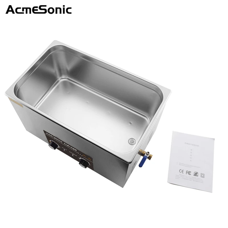 ACMESONIC Factory Ultrasonic Cleaner A22L 40kHz 480W Durable Knob Adjustment Ultrasonic Vendor Dedicated Cleaning Machine