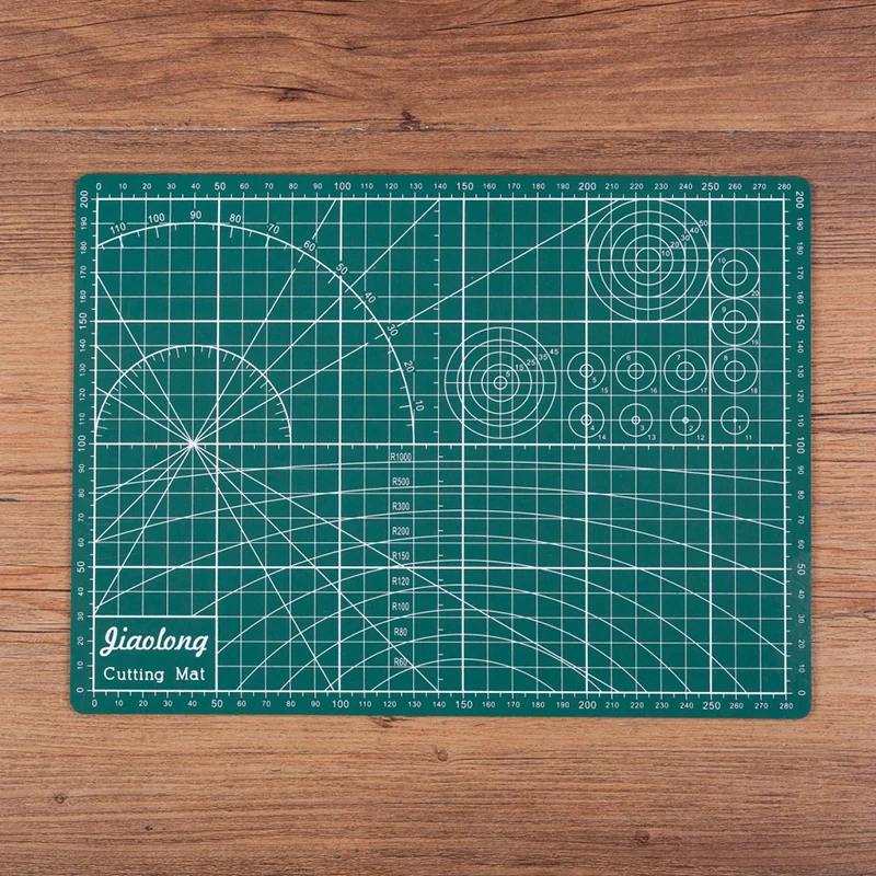 Коврик для резки A3, A4, A5, ПВХ, для пэчворка, A3, инструменты для пэчворка, ручной инструмент «сделай сам», разделочная доска, двусторонняя,