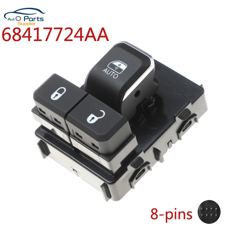 

NEW 68417724AA 8-pins Auto Power Window Switch For Dodge MOPAR GENUINE