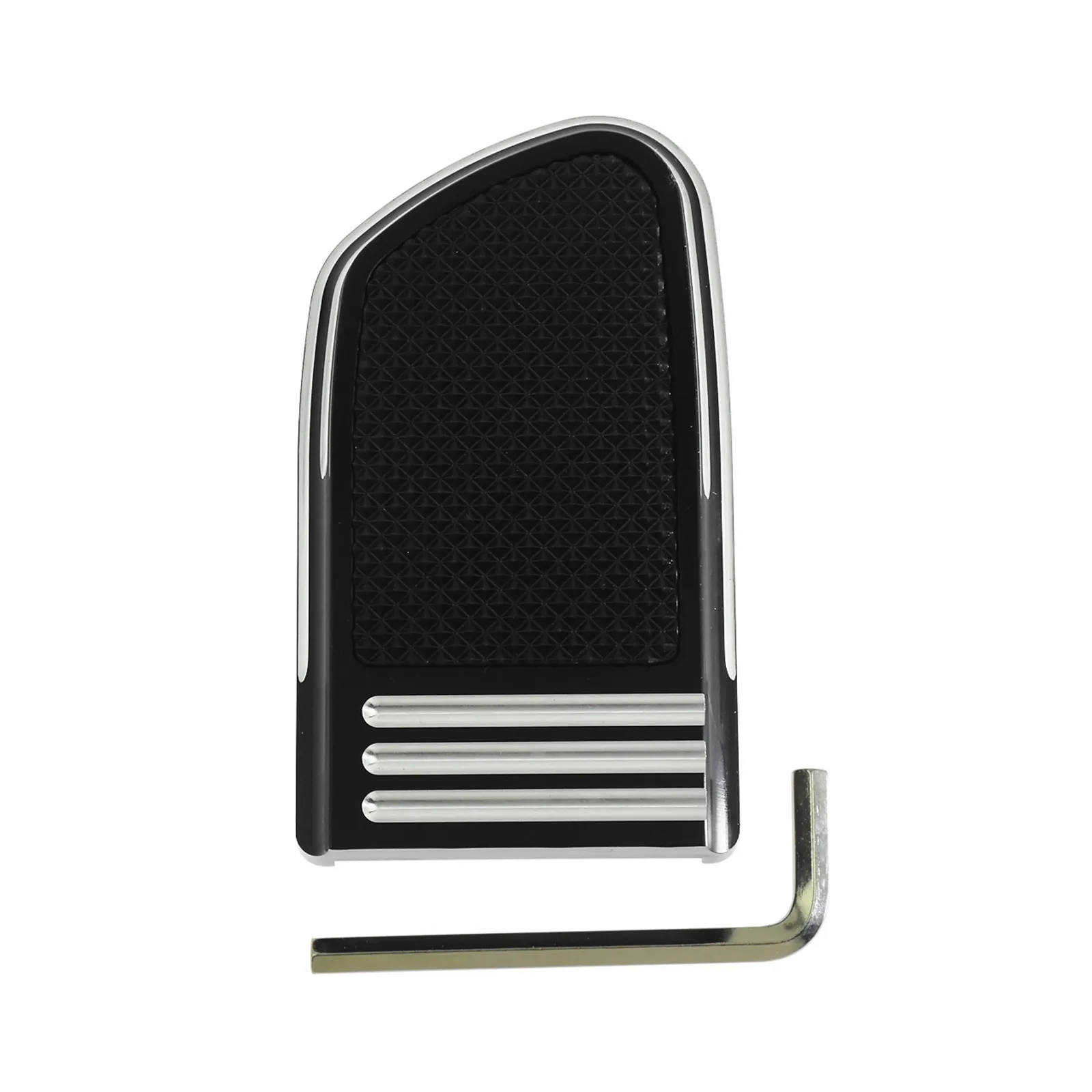 3 Colors Motorcycle Brake Pedal Pad Cover For Harley Dyna FLD 12-16 Touring Electra Road Glide 1980-2018 Softail Fatboy 1986-17 image 3