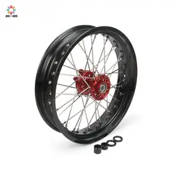 Front Rear 21*1.6 17*3.5 Wheel Rims Complete Hub 36 Spokes for Honda CR 125 CR 250 02-13 CRF 250R CRF 450R 250X 04-13 Supermoto